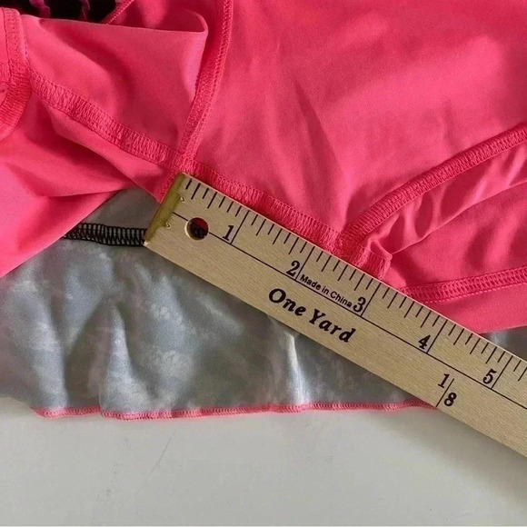 XL Set Sofibella Ruffled Tennis Golf Pickleball Skort Pink and Black - Picture 5 of 12